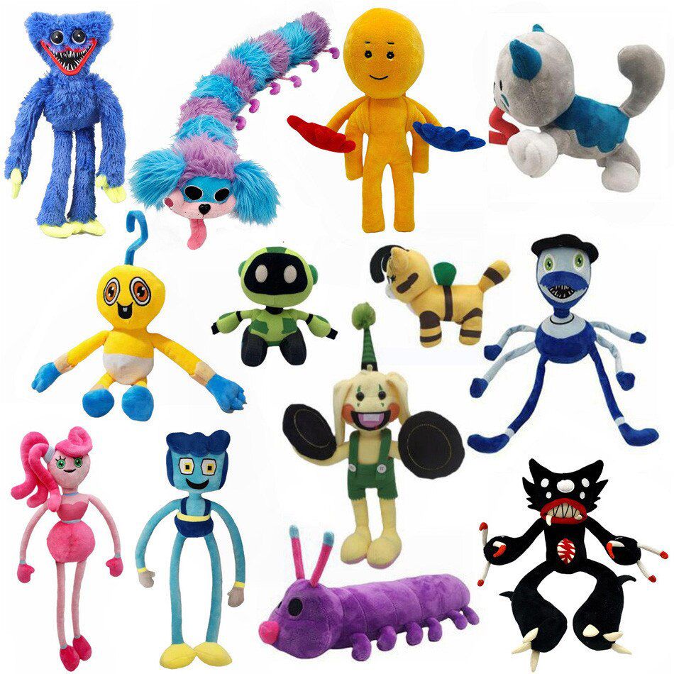 Poppy Playtime Bunzo son Plush Toy Bunny PJ Pug A Pillar Boogie Bot Stuffed Toy Huggy Wuggy kid gift
