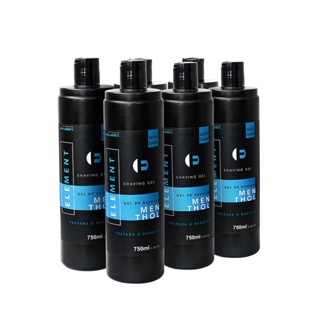 Shaving Gel de Barbear Element Menthol- Caixa com 6 Unidades de 750ml Cada em Oferta na Shopee