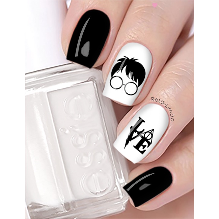 HARRY POTTER Películas De Unhas 28 Adesivos em Oferta na Shopee