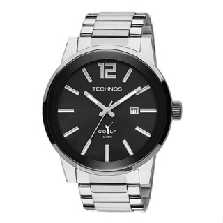 Relogio Technos Masculino Golf 2115tu/1p Prateado Classic em Oferta na Shopee