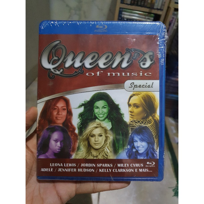 Blu-ray Queen's OF Music Adele Leona Lewis Miley Ciyrus Jennifer Hudson Kelly Clarkson E Mais Lacrado