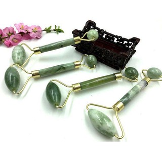 Rolo Massageador Facial Pedra Jade Roller Natural Anti Rugas Massoterapia