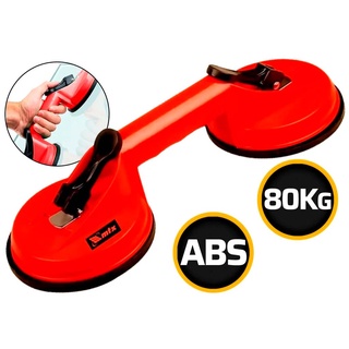 Ventosa Dupla 80kg Vidros Pisos Porcelanatos Pesados