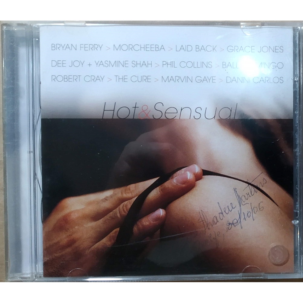 CD Hot & Sensual - Phil Collins, The Cure, Bryan Ferry, Robert Cray, Marvin Gaye e outros