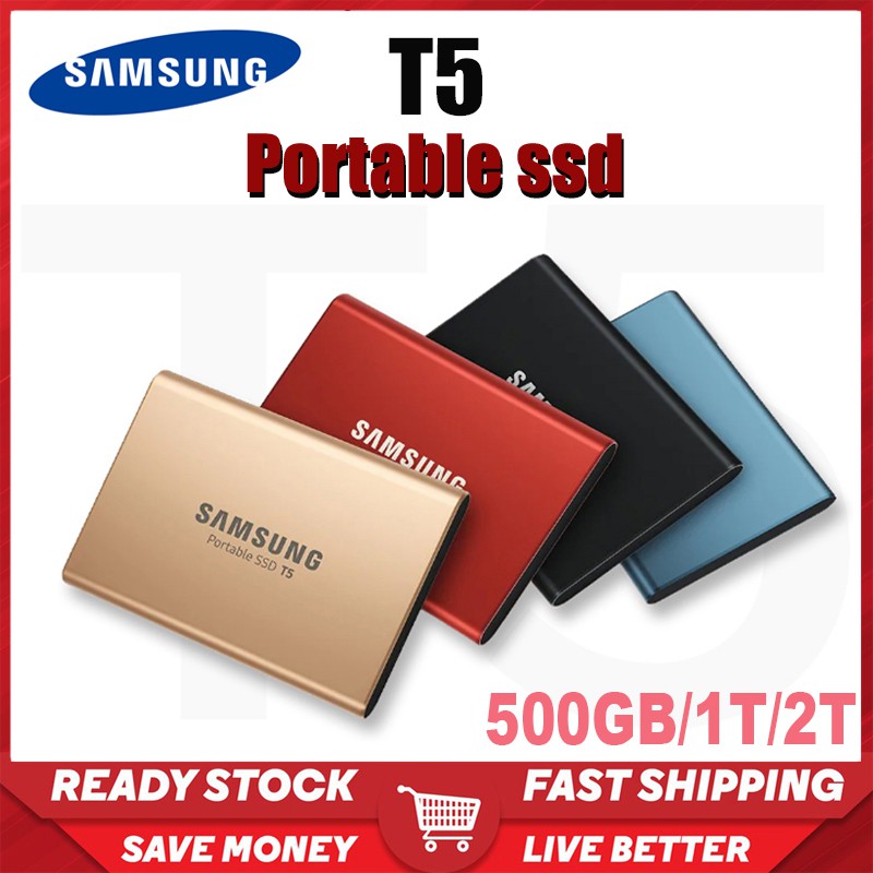 Samsung T5 Hd Externo 2tb Portable Mini Ssd 1tb Solid State Drive 500gb