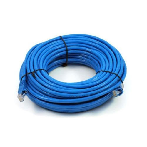 Cabo De Rede Rj45 Montado 30 Metros P/ Internet Cat 5 Lan Azul ...