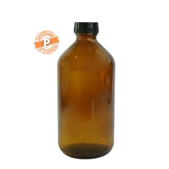 Frasco de Vidro 500ml C/ Tampa e Batoque (10 Unidades)