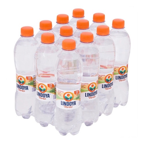 Água mineral C/gás Lindoya Verao 510ml fardo com 12 unidades