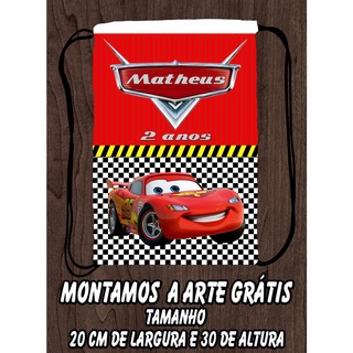 Sacolinhas Surpresa Mochilas Aniversário Lembrancinha Carros