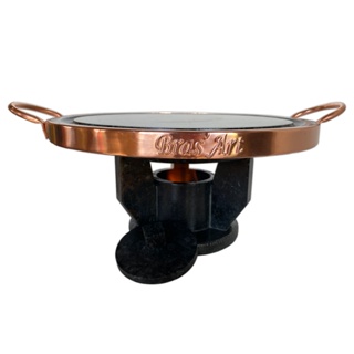Fondue De Pedra Sabão 23 cm Pequeno Para Grelhar Carnes Jantar Romantico em Oferta na Shopee