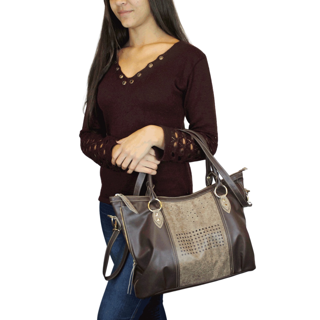 Bolsa Feminina Em Couro 100% Bovino Legítimo Transversal 082