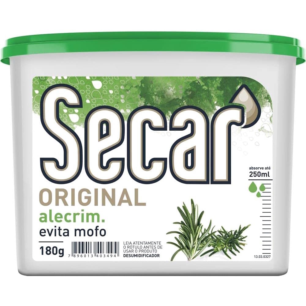 Anti Mofo Desumidificador Secar Original Alecrim 180g Cada Guarda Roupas Closet Armários Organização Casa