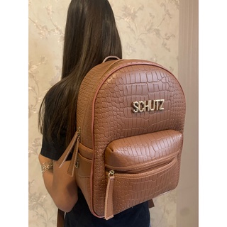 Mochila Escolar Casual Leve Espaçosa Croco
