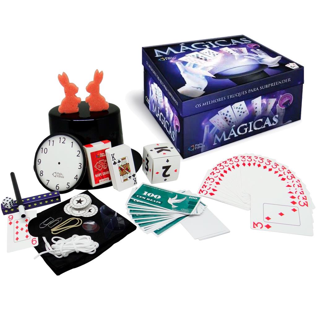 Magicas Top Line Com Cartola E Varinha 7282 - Pais E Filhos