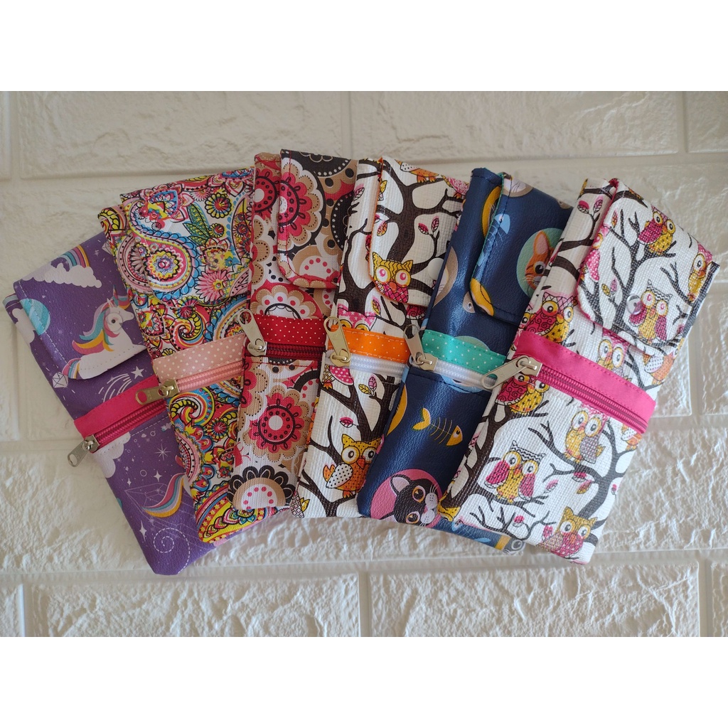 Bolsa de Mão Porta Celular Porta Documentos Carteira Reforçada impermeavel Forrada Feminina