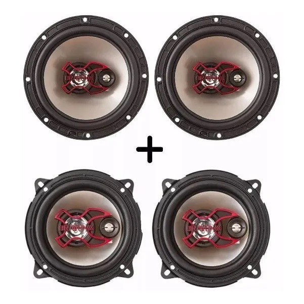 Kit Alto Falantes 6 E 5 Bravox 200W RMS Gol G3 G4 G5 G6 G7 Celta/Palio em Oferta na Shopee
