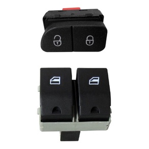 Kit Botão Vidro Elétrico Saveiro G5 G6 G7 Duplo e Botão Trava