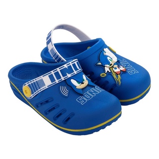 Sandalia Infantil Babuche Menino Sonic Grendene Original Envio Imediato Pronta Entrega Na Caixa Com Nota Fiscal Nf