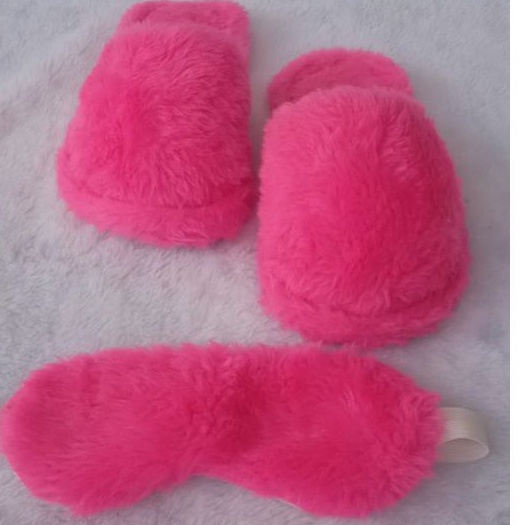 Kit Pantulfas+tapa olho feminino adulto e infantil
