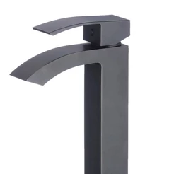 Torneira Misturador Banheiro Monocomando Alta Luxo Preto Fosco