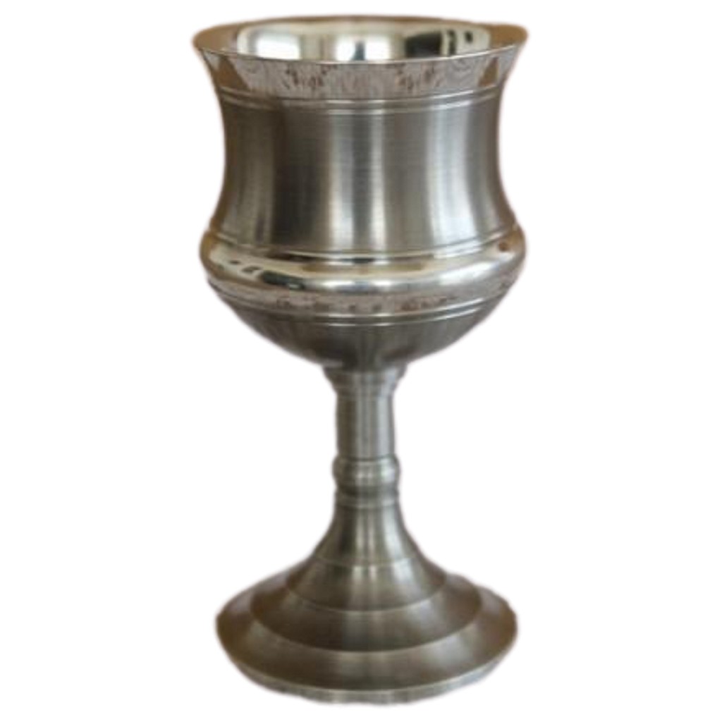 Cálice Taça Clássico Para Vinho E Licor Em Estanho 50 Ml