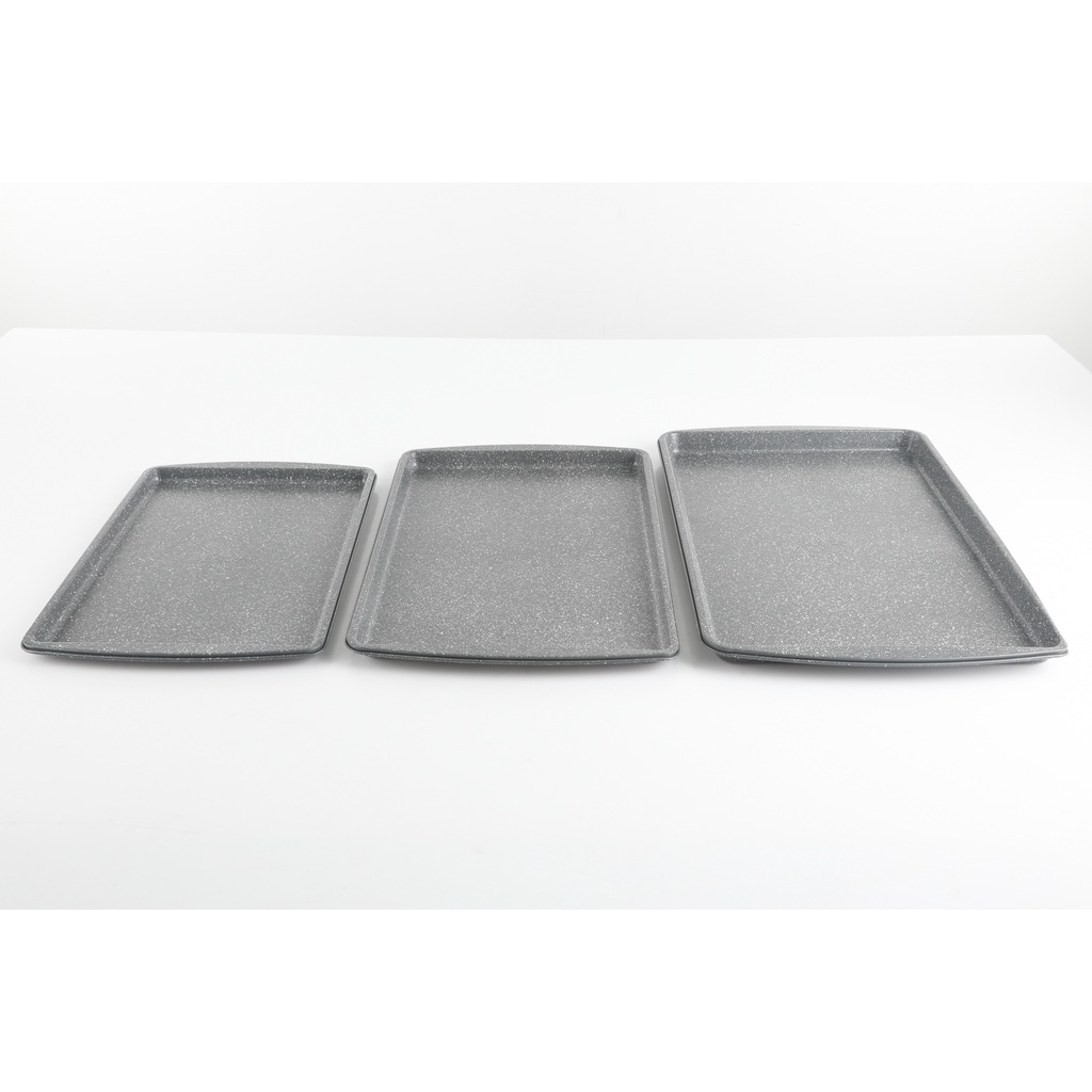 Conjunto de Assadeiras 3 Peças Aço Carbono Greystone Oster