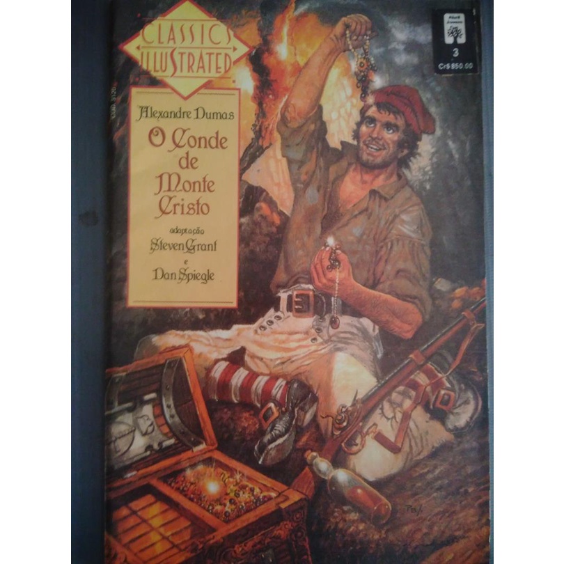 HQ Classics Illustrated n° 3 O Conde de Monte Cristo