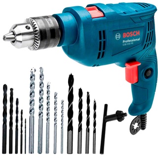 Furadeira de Impacto 1/2 POL 550W GSB550 RE com Reversão e Kit 14 Brocas BOSCH em Oferta na Shopee