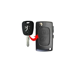 Chave Canivete Peugeot 206 207 Hoggar Adaptação