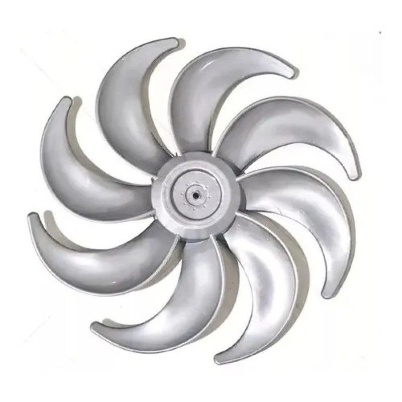 Helice Mondial 40cm 8 pas Ventilador - Nvt-40 Cinza - Original e Helice + Porca Trava Kits