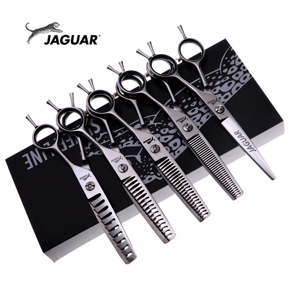 JAGUAR 6 " Tesoura De Cabelo Conjunto De Tesouras De Cabeleireiro Profissional Corte + Desbaste Barbeiro