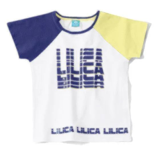Blusa infantil "Lilica®" Branca e Azul Escuro LILICA RIPILICA e TIGOR (Tamanho 5)