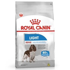 Ração Royal Canin Medium Light para Cães Adultos ou Idosos de Raças Médias com Tendência a Obesidade - 10Kg