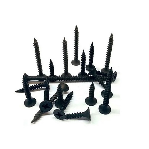 Pacote 10 Parafuso Trombeta Ponta Agulha 3,5 X 25 Preto Jomarca