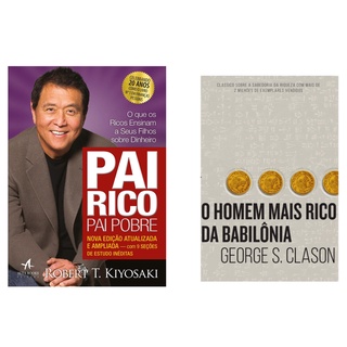 Kit Pai Rico Pai Pobre + O Homem Mais Rico da Babilônia em Oferta na Shopee
