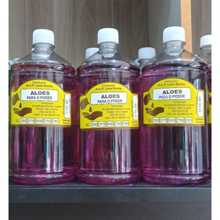 Óleo de unção 1 litro Aloés mais 5 frasconete. em Oferta na Shopee