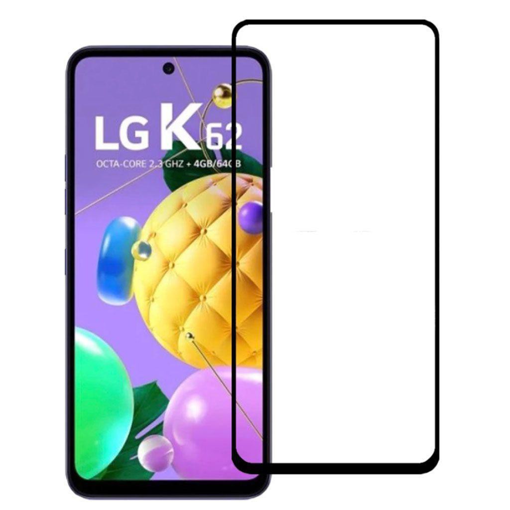 Película De Vidro  LG k62 3d/9d/11d  Para Celular Mais Kit Limpeza