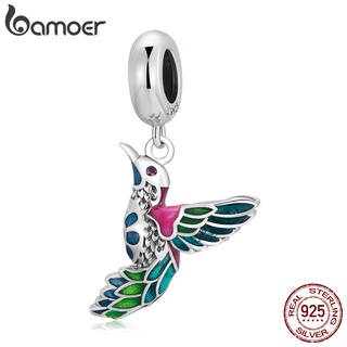 Bamoer 925 Pingente De Prata Kingfisher/Acessório De Moda Para Pulseira/Acessórios/Diy SCC2126