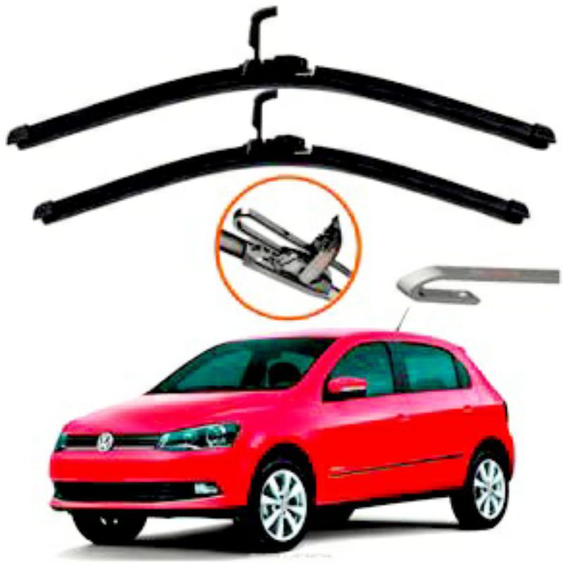 Par Palheta Limpador Parabrisa Gol G6 2015 2016 2017 2018 2019 em Oferta na Shopee