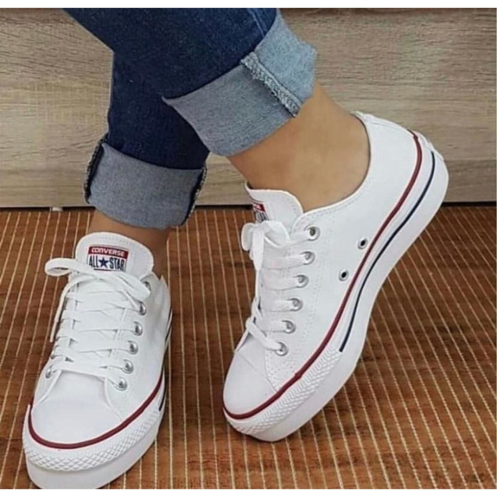 Tênis Converse All Star Plataforma Branco