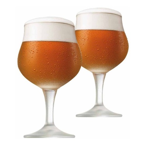 Jogo de Taças de Cristal Thanis para Cerveja 580ml 2pcs - Ruvolo - Home & Living