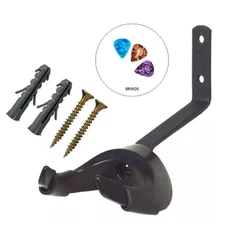 Suporte de Parede Instrumentos Musicais Violão Cavaco Guitarra Baixo Viola Articulado AM + 3 Palhetas