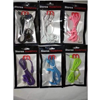 Fone de ouvido colorido headset com fio, entrada de 3.5mm SEM MICROFONE