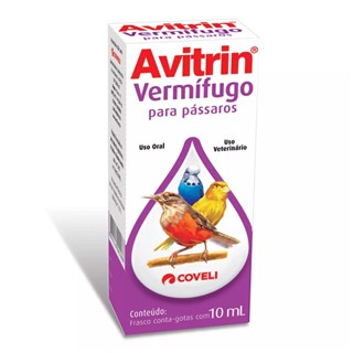 AVITRIN VERMIFUGO 10 ML - COVELI em Oferta na Shopee
