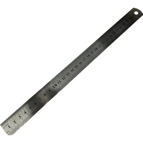 Régua Aço Inox Reforçada Profissional 60cm Paraboni