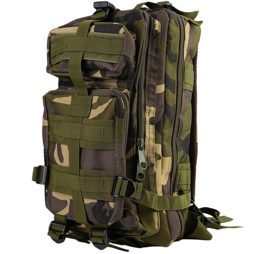 Mochila Multiuso Escolar Militar Tática Cargueira 30 Litros Verde 929-E Lorben