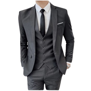 Terno Slim Oxford Masculino Chumbo 5 Cores - Paleto+calça+barato!