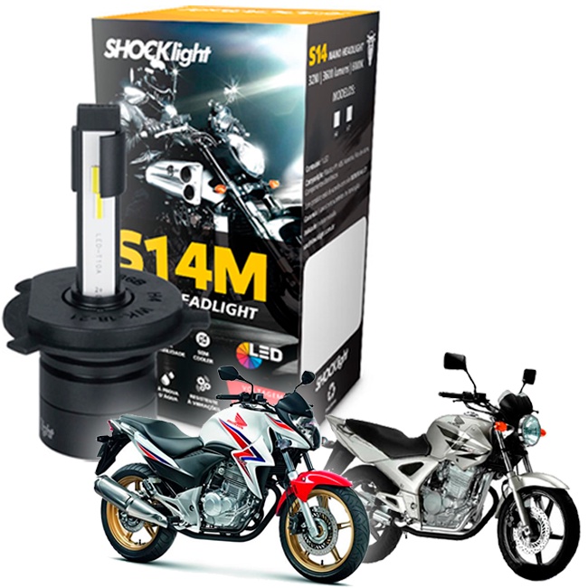 Lâmpada Ultra Led Farol Moto Honda Cbx 250 Twister - Spare Parts and Accessories for Vehicles