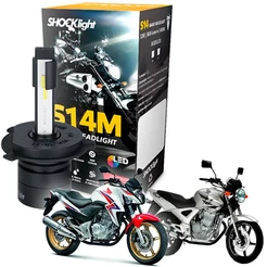 Lâmpada Ultra Led Farol Moto Honda Cbx 250 Twister