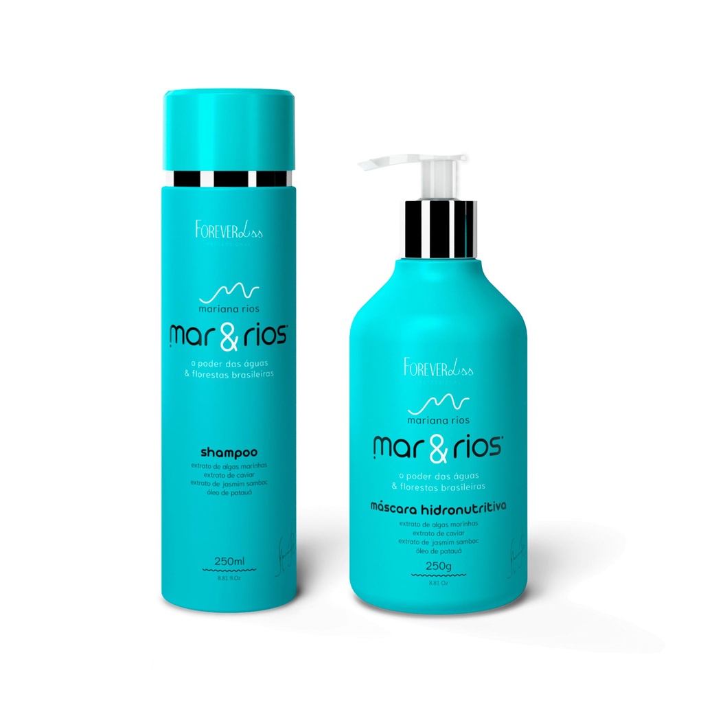 Kit Shampoo e Máscara Mar&Rios Forever Liss - Beauty